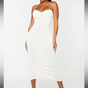 Strappy Cup Detail Midaxi Dress